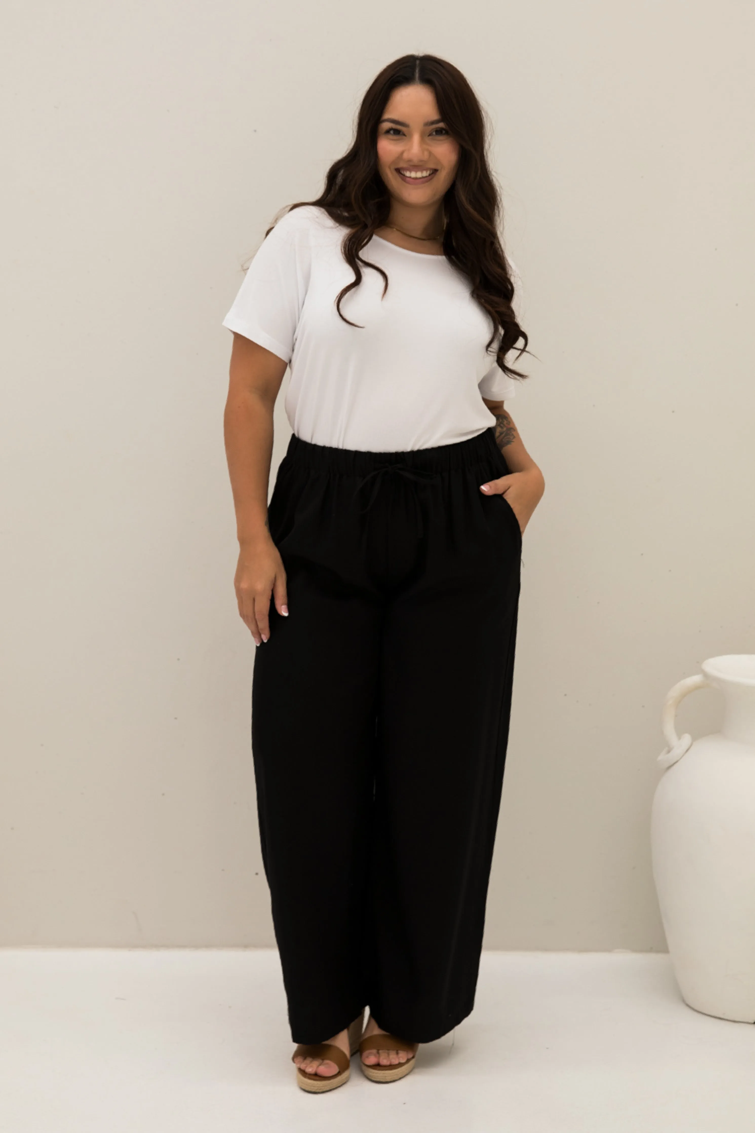 Samara Pant | Black Tencel