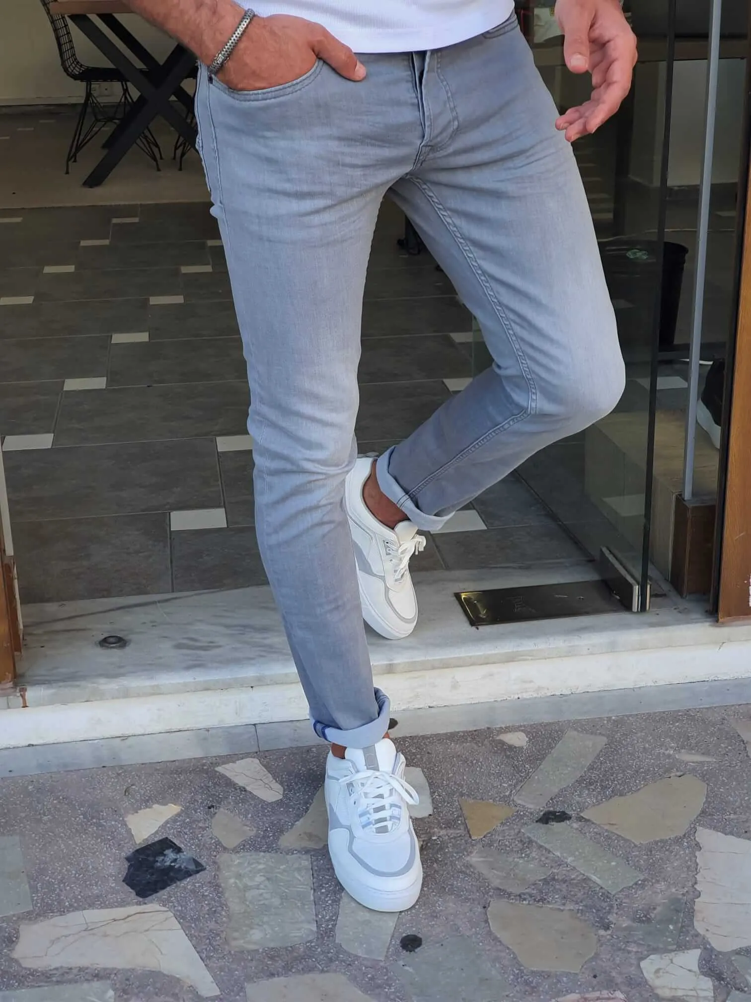 SlimFit Gray Jeans