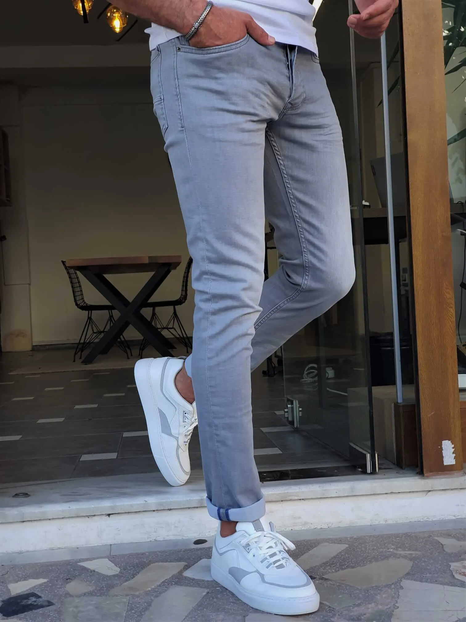 SlimFit Gray Jeans