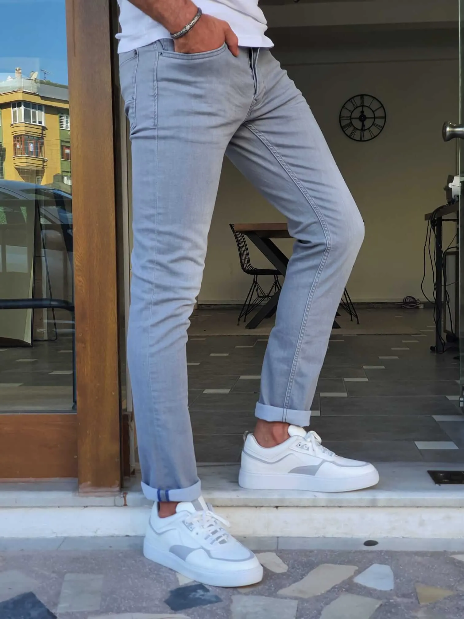 SlimFit Gray Jeans