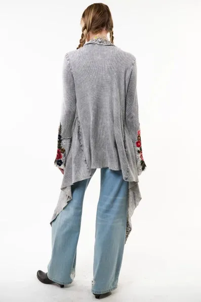 Soft Grey Cardigan Duster