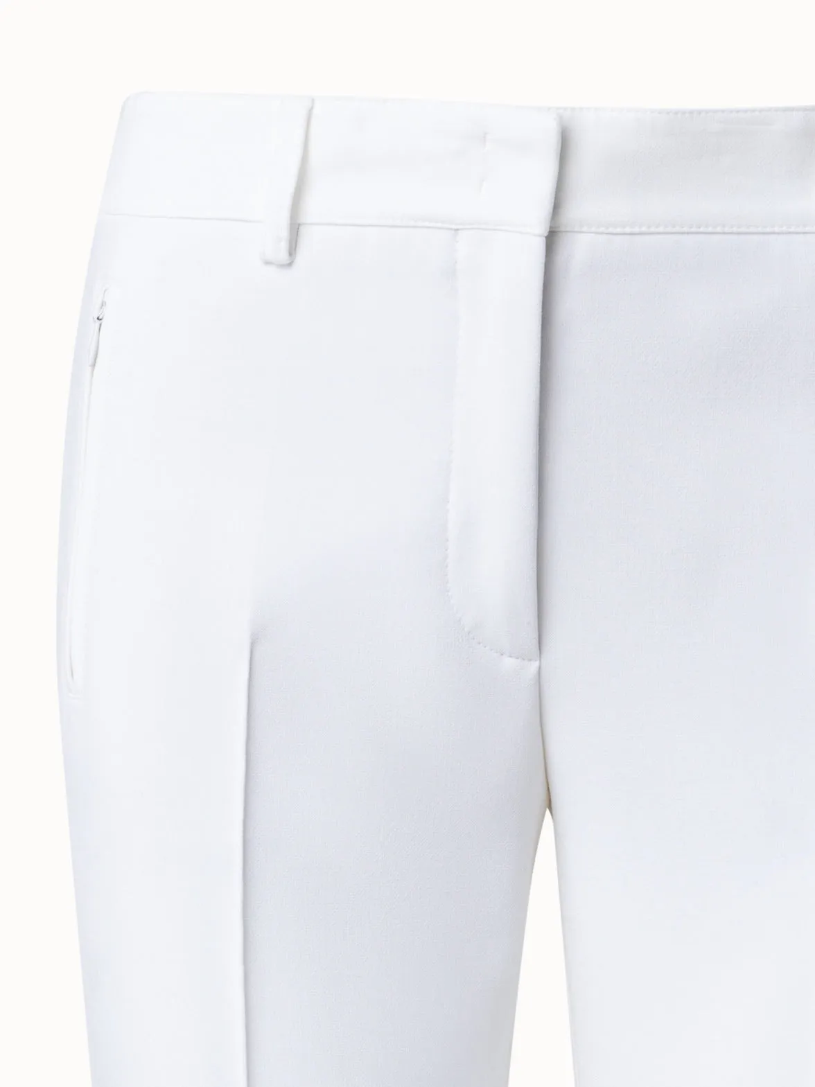 Straight Jersey Stretch Pants