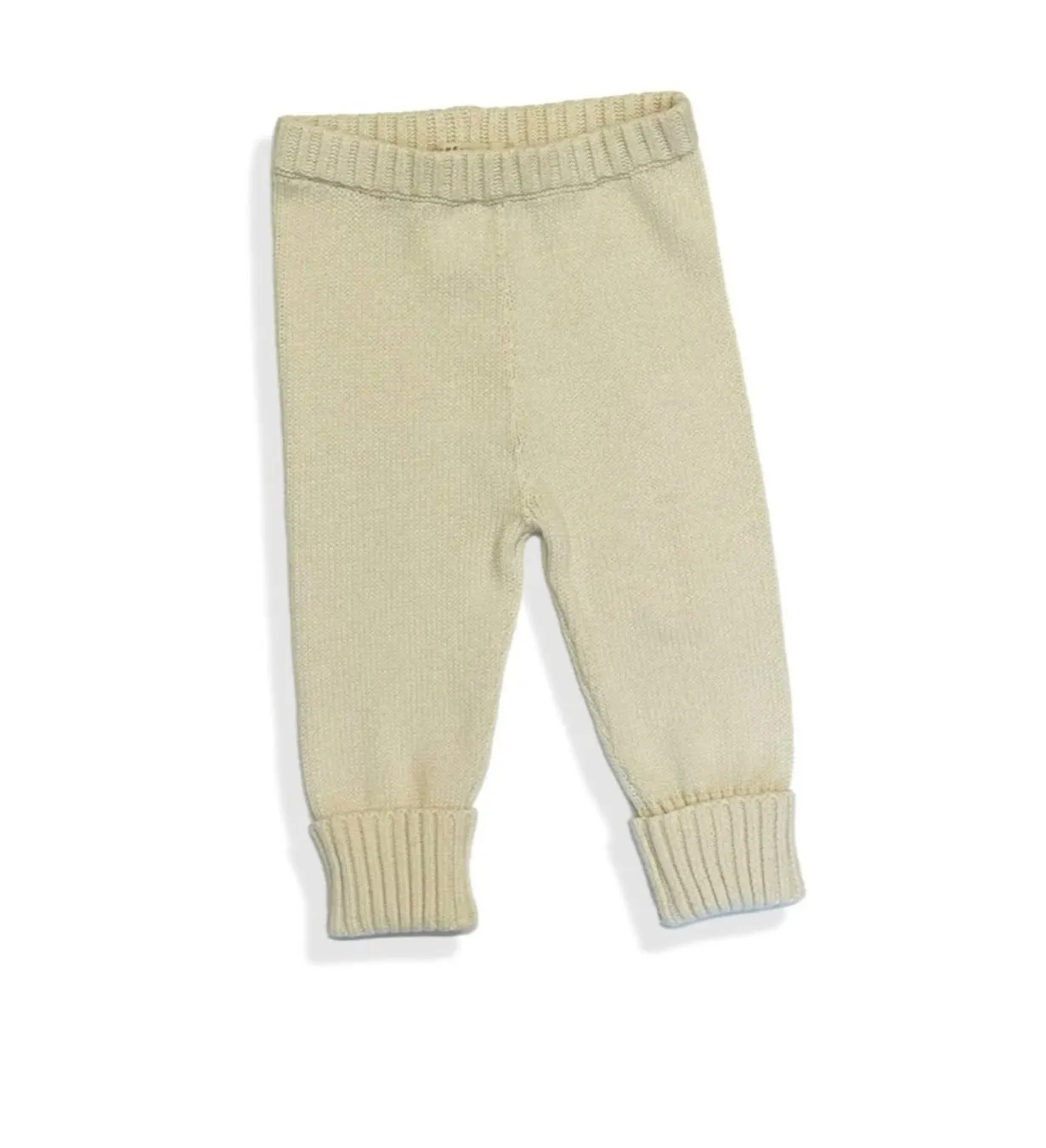 Sweater Pants with Ribbed Cuffs