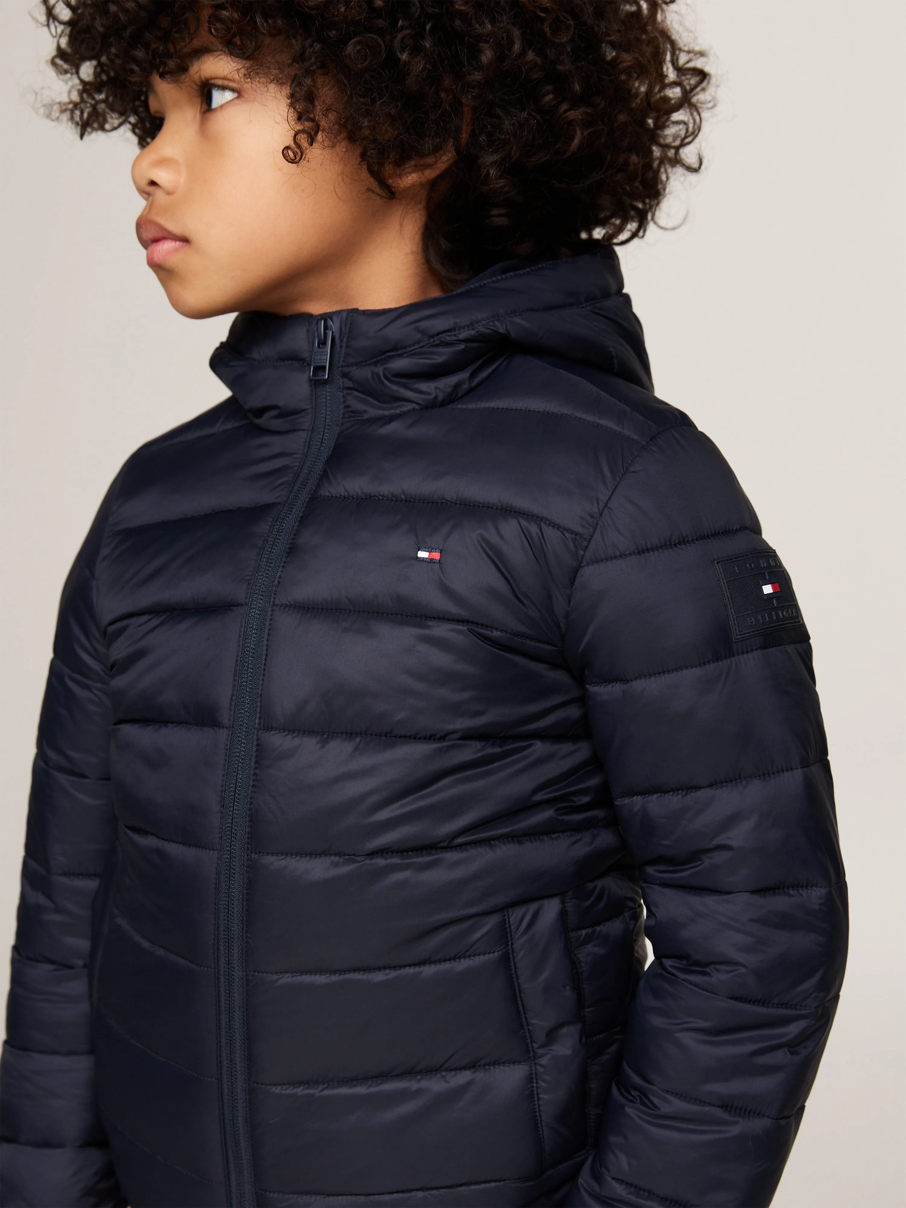 Tommy Hilfiger Kids Lightweight Jacket in Navy