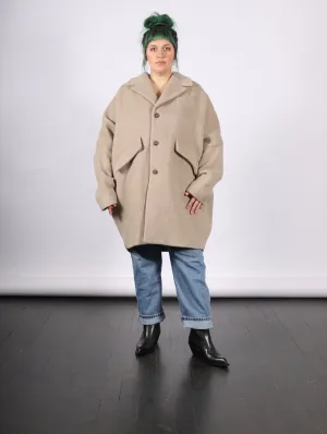 Trench Coat in Beige by MM6 Maison Margiela