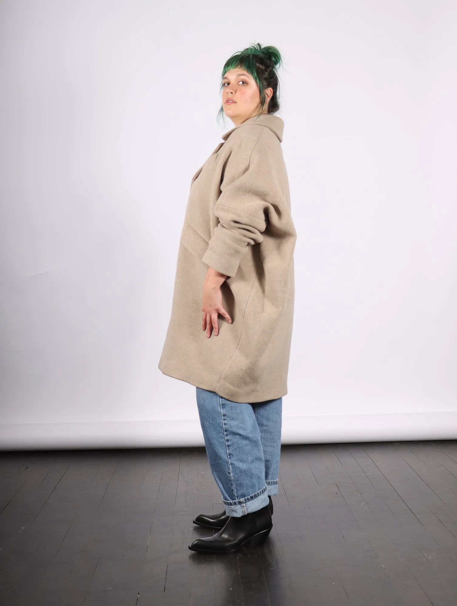 Trench Coat in Beige by MM6 Maison Margiela