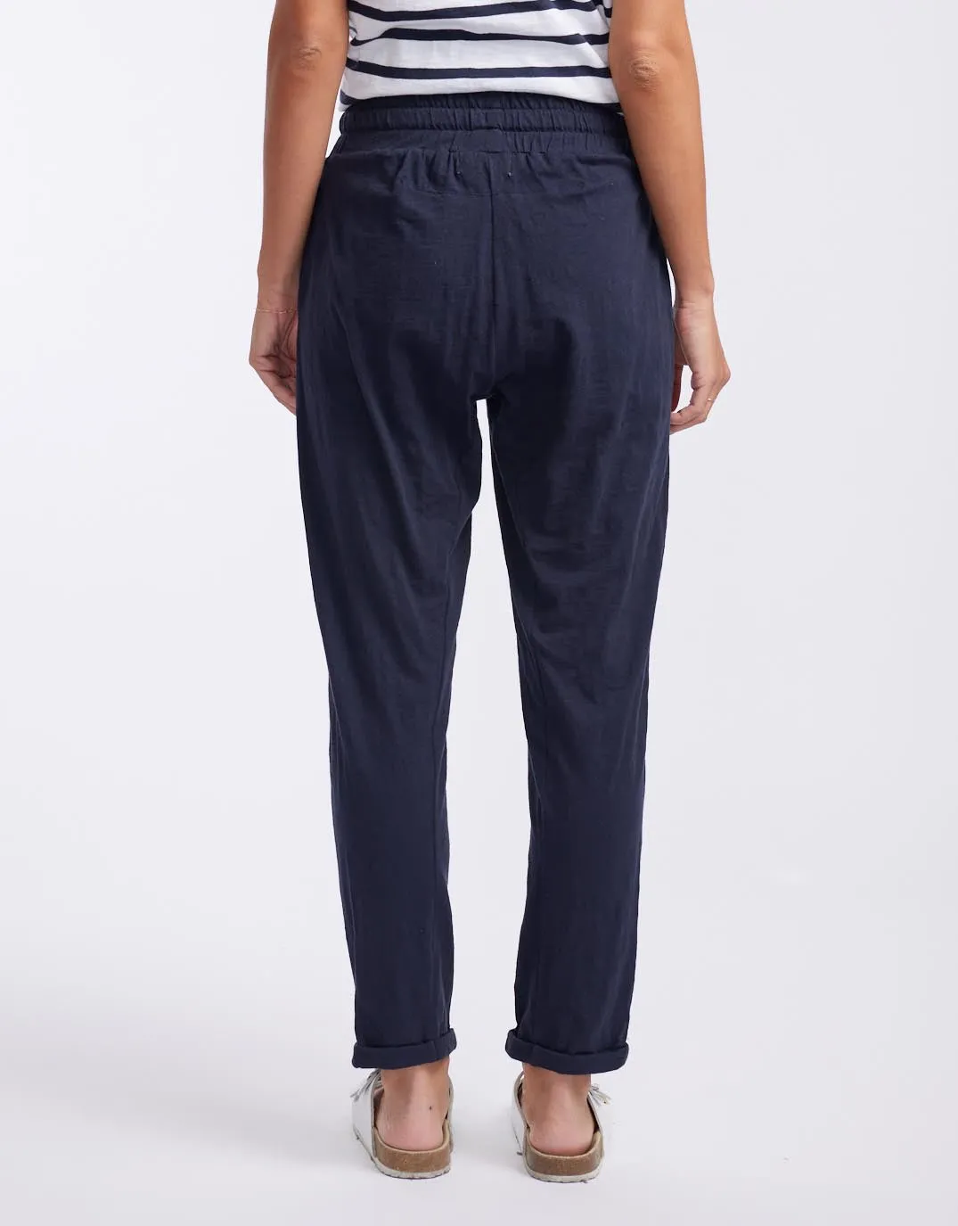 Turn Back Lightweight Lounge Pants - Navy