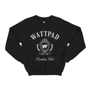 WATTPAD READING CLUB CREW NECK - BLACK