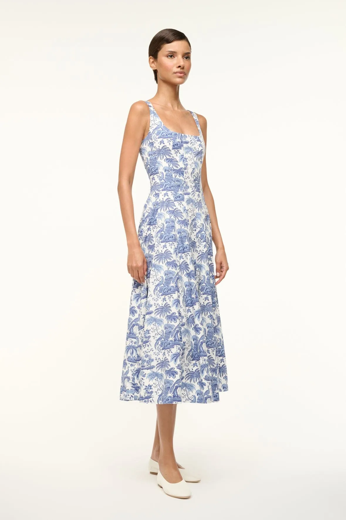 WELLS DRESS | BLUE TOILE