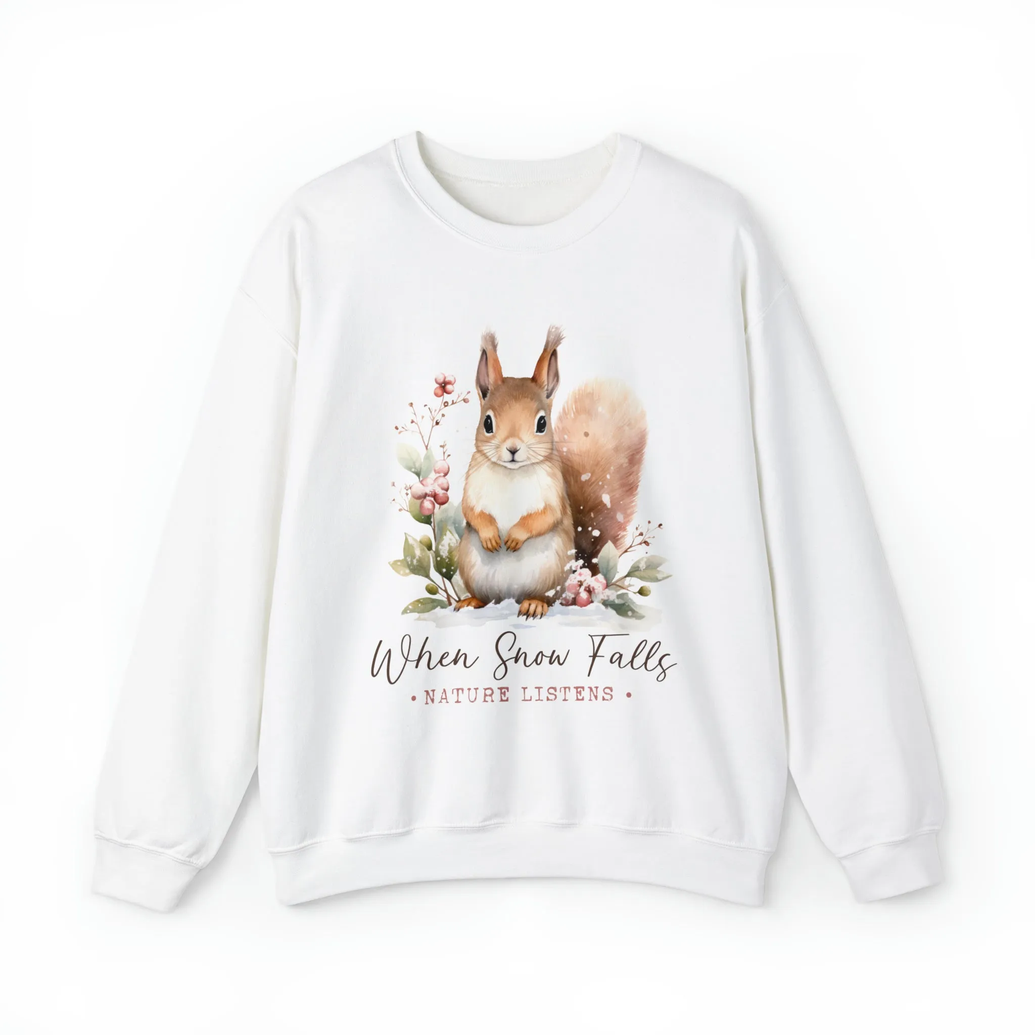 When Snow Falls Wanderlust Sweatshirt