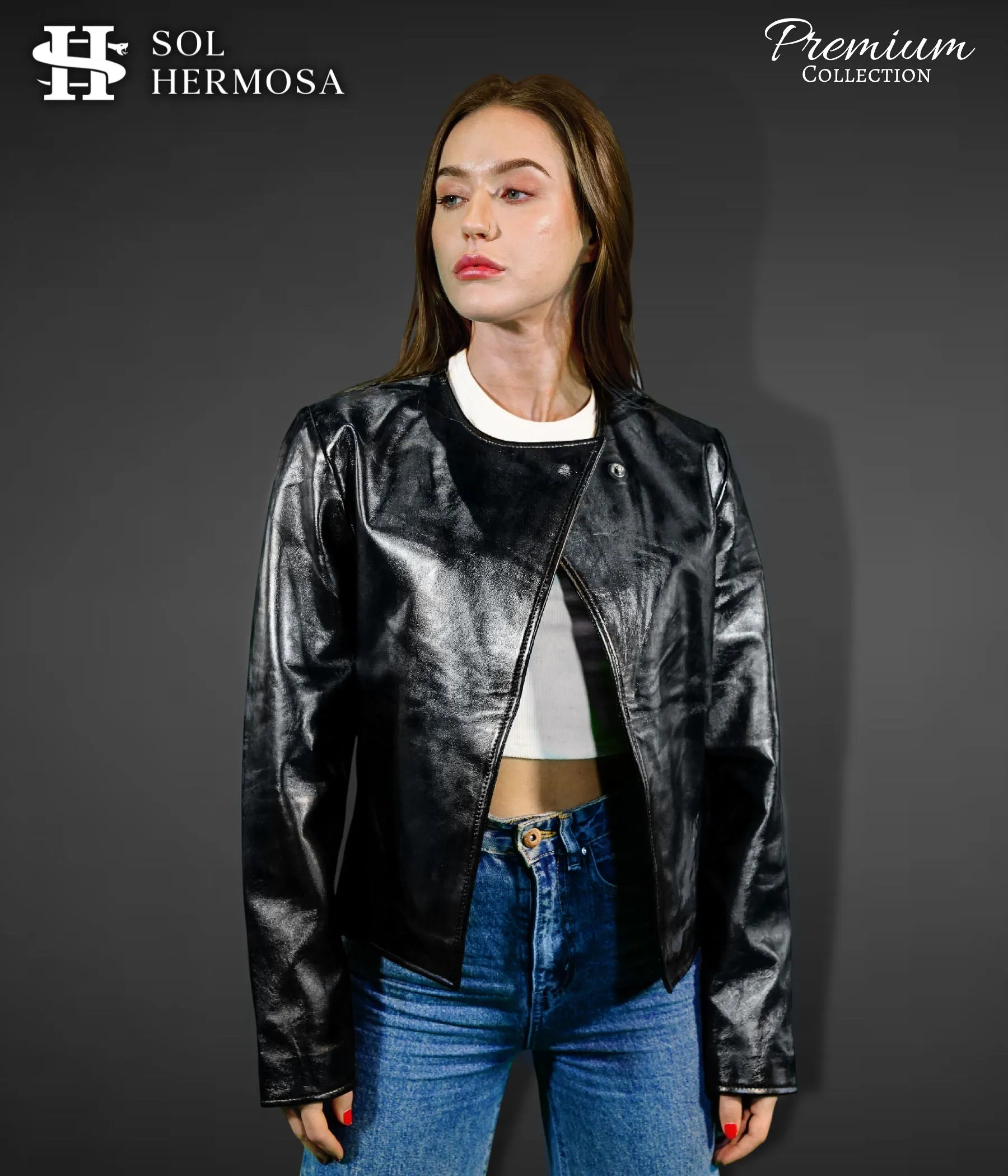 Women's Real Leather Jacket - Hestia