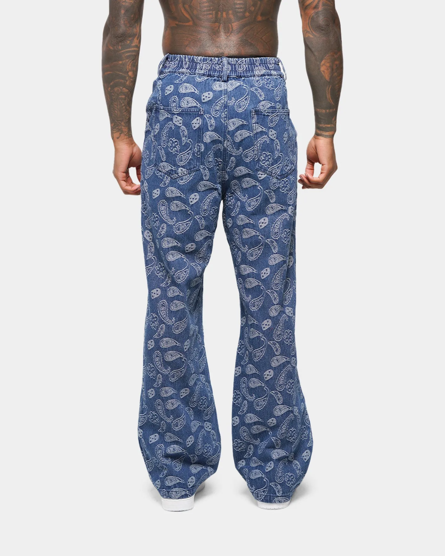 XXIII Teo Paisley Jeans Blue