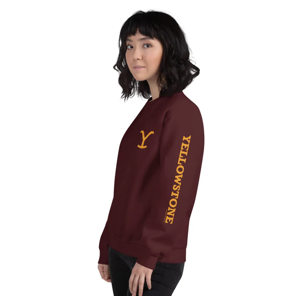 Yellowstone Dutton Ranch Fleece Crewneck Sweatshirt