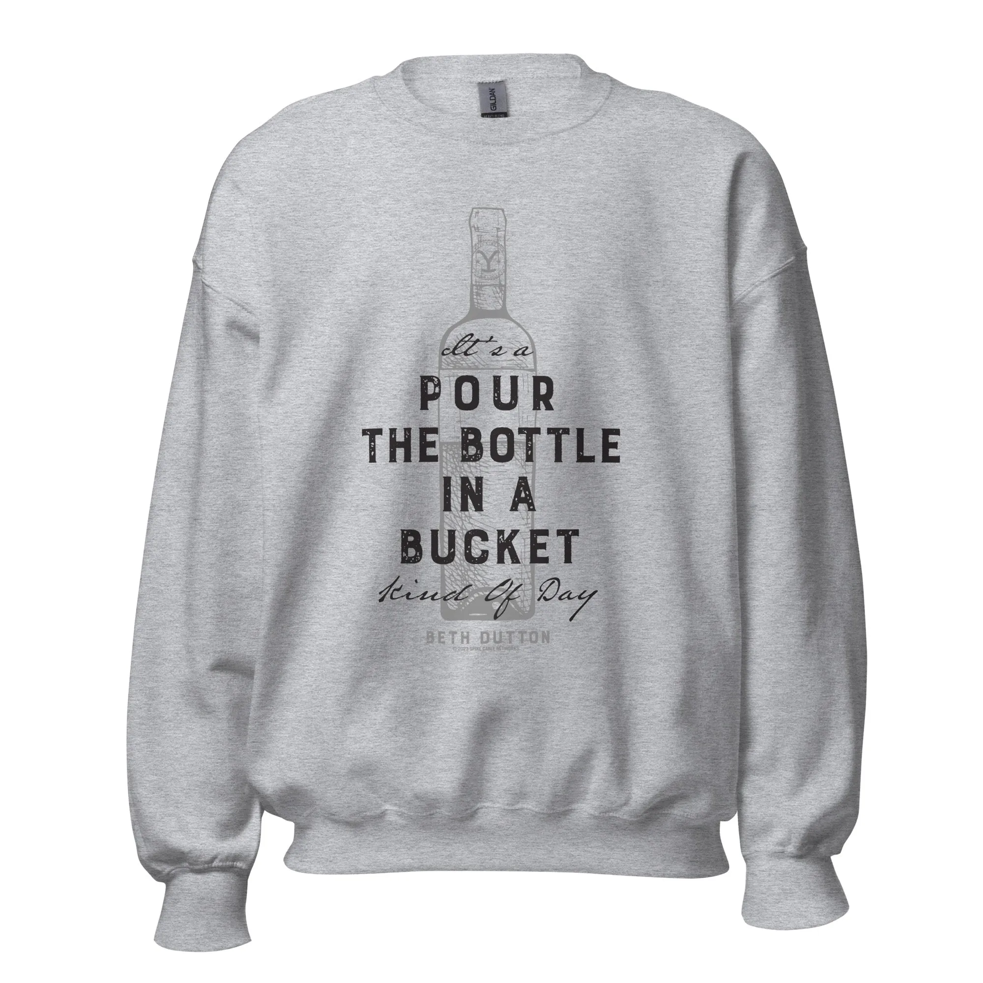 Yellowstone Pour The Bottle In The Bucket Crewneck Sweatshirt