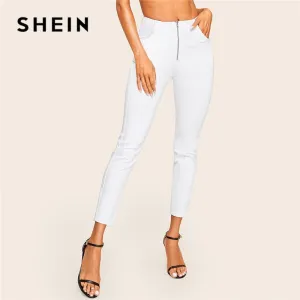 Zip Up Skinny Jeans